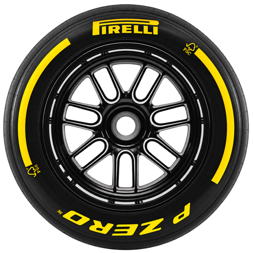 Шина Pirelli P Zero Medium, жёлтая полоса