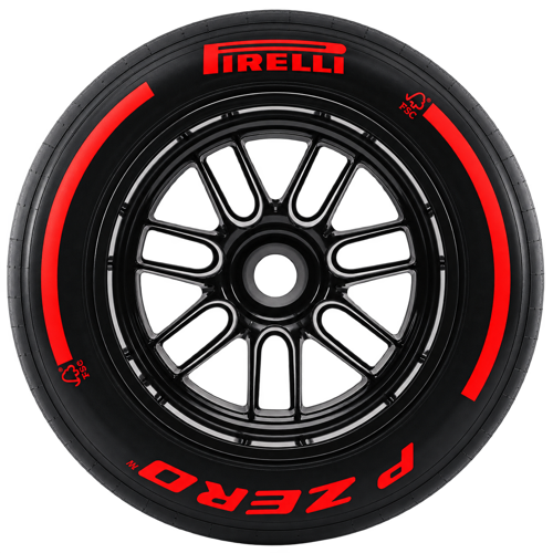 Шина Pirelli P Zero Soft, красная полоса